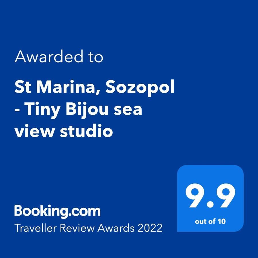 Tiny Bijou Sea View Studio - Santa Marina - ソゾポル エクステリア 写真